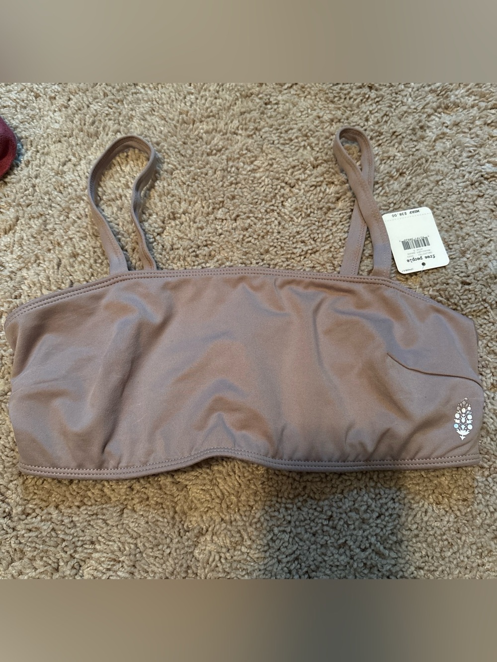 Free People Movement Sports Bra size small mauve NEW